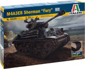 Italeri  M4A3E8 Sherman 'Fury' + Tamiya lijm