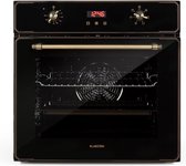 Klarstein Elizabeth inbouw oven - retro-design - 6 functies - hetelucht- grill - 50 > 250°C - klasse A