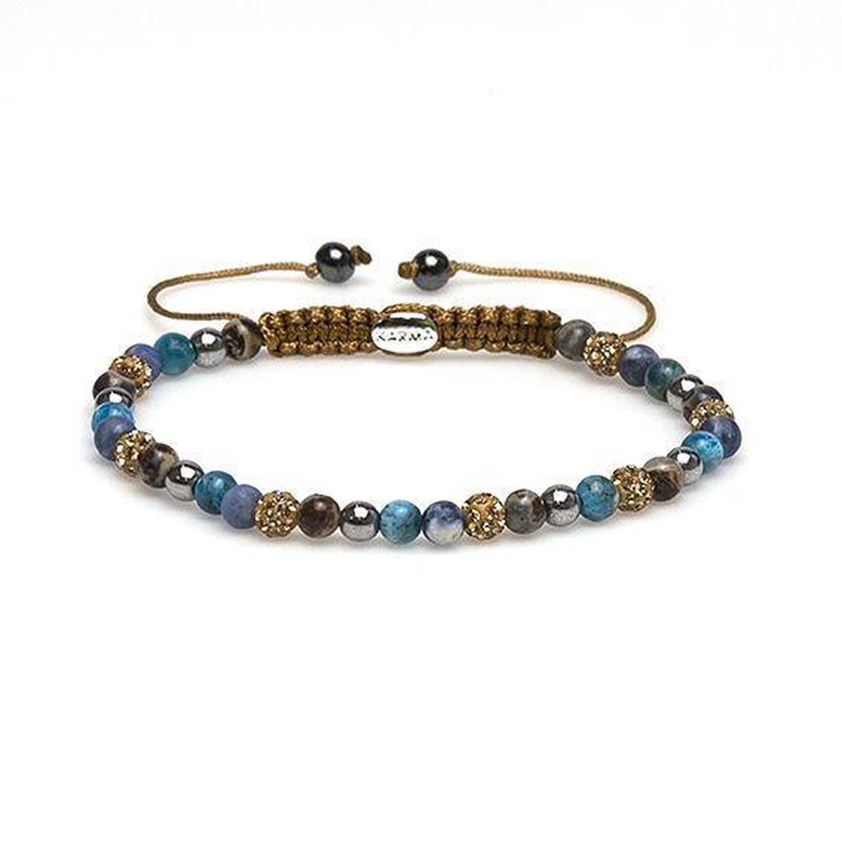 Karma Armband 84255 Spiral Jayline XXS (Gold Crystal)
