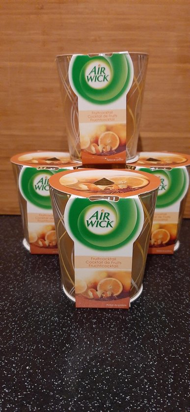 AIRWICK bougie parfumée Essential Oils - Anti-Tabac Orange/ jusqu'à 20  heures - 105g