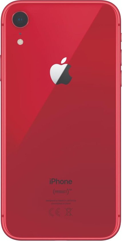 Apple iPhone XR - 64GB - Rood - FaceID - 12MP camera | bol