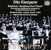 Beethoven: Symphony No 9 "Choral" /  Klemperer, Philharmonia