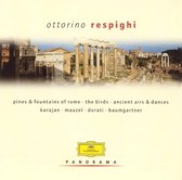 Panorama - Respighi: Pines & Fountains of Rome, The Birds etc / Karajan et al