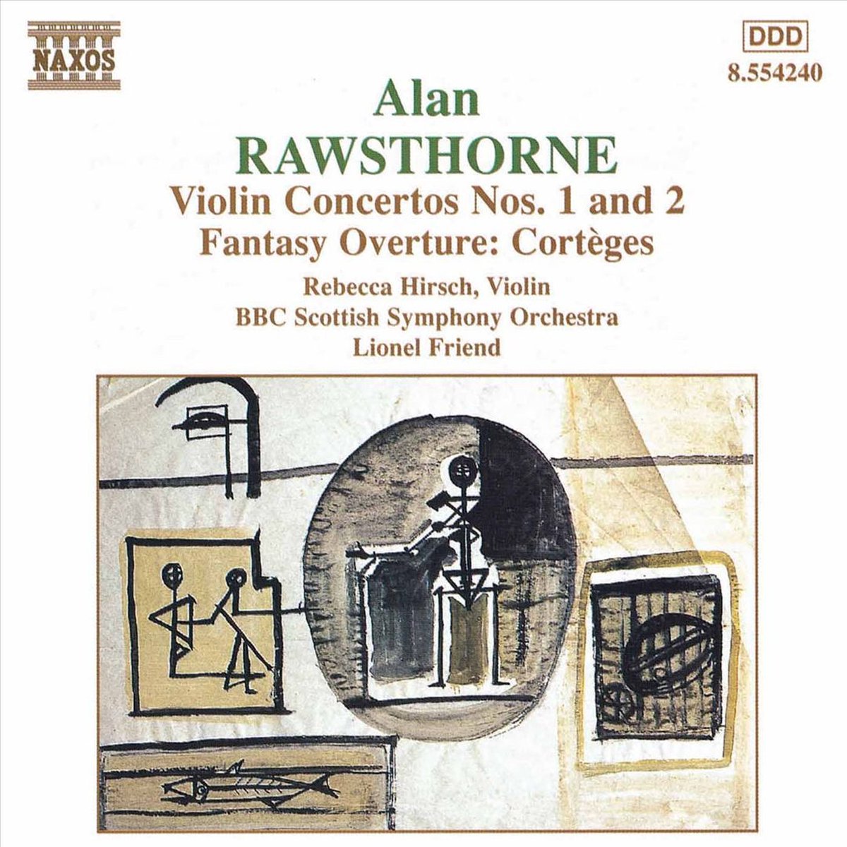 Rawsthorne: Violin Concertos no 1 and 2, etc / Hirsch, et al