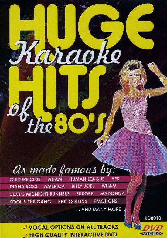 Cover van de film 'Karaoke - Huge Karaoke Hits 80's'
