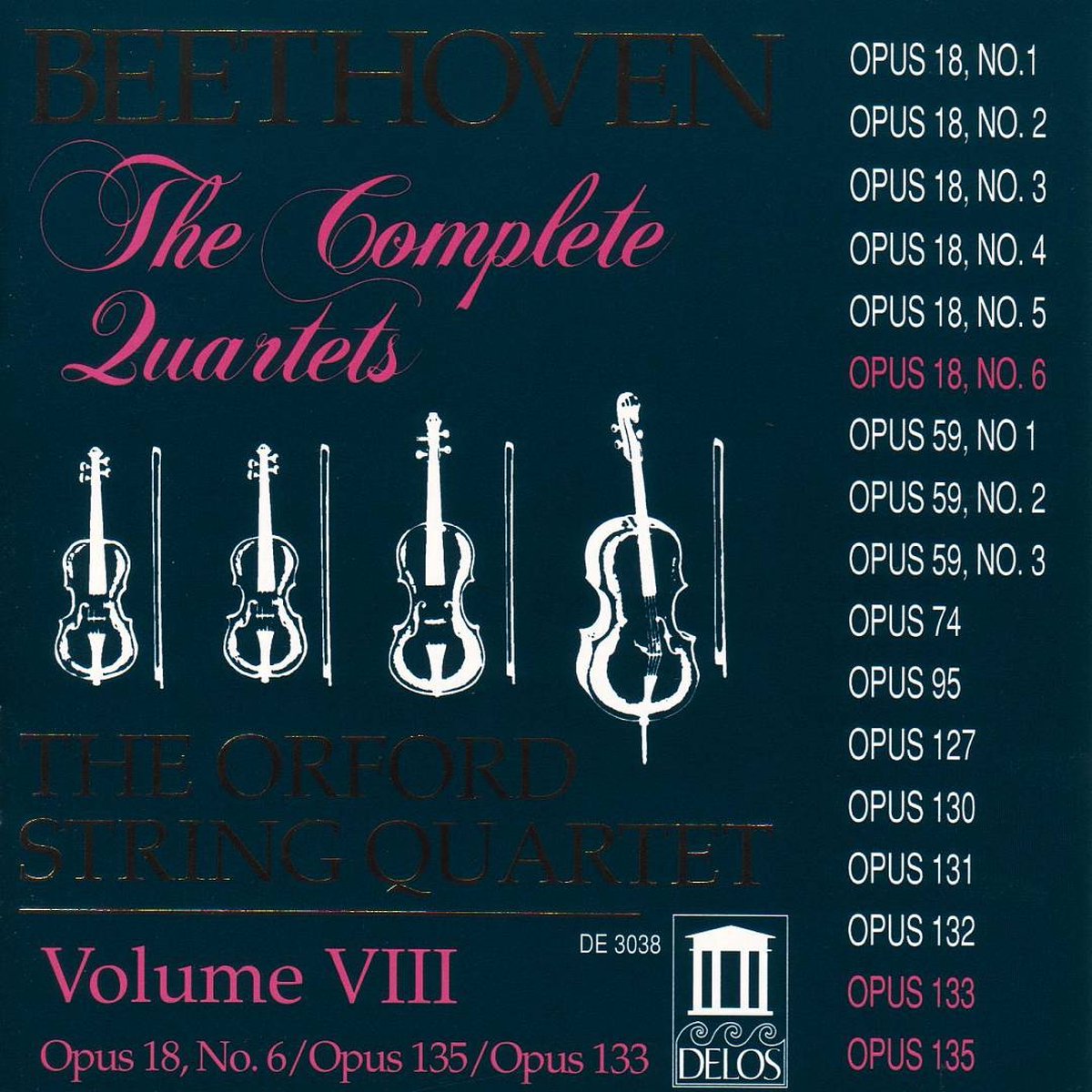 Orford String Quartet - String Quartets, Volume Viii