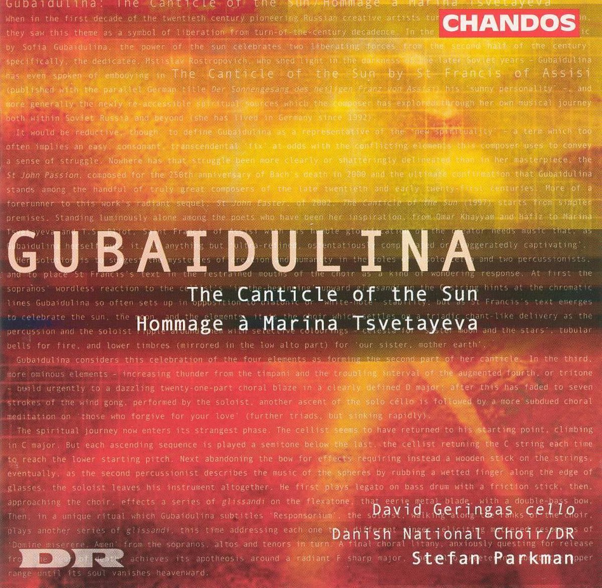 The Canticle Of The Sun/Hommage A Marina Tsvetaye