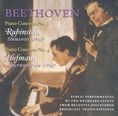 Beethoven: Piano Concertos No. 3 & No. 4: Rubinstein, Arthur & Hofmann, Josef [CD]