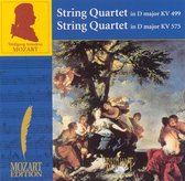 Mozart: String Quartet in D major, KV 499; String Quartet in D major, KV 575
