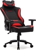 MILO GAMING Indy M4 Gaming Stoel - Verstelbare Gamestoel - Gaming Chair - Zwart met Rood