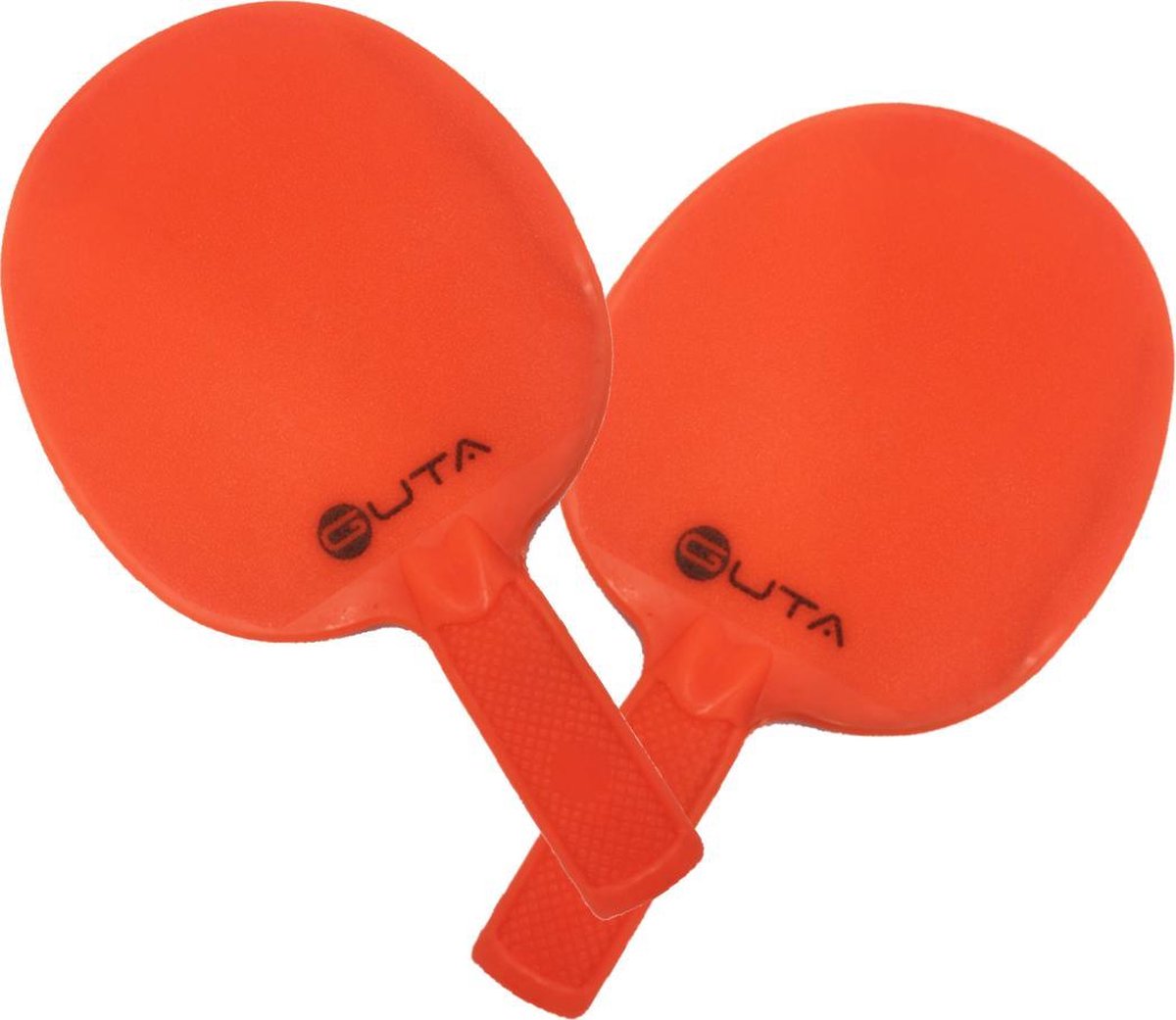 Guta Tafeltennis Set Pingpong Batjes Set 2 stuks ORANJE