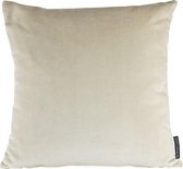 Kussen velours beige 4441 45x45 cm.