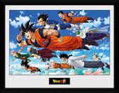 Poster - Dragon Ball Super Flying - 40 X 30 Cm - Multicolor