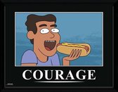 Rick and Morty: Courage Collector print
