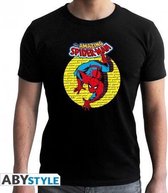 MARVEL - Tshirt Spider-Man Vintage man black - new fit