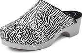 Lichtgewicht Clog met Buigzame Zool Zebra |Medische klompen | Bighorn 5030 | Maat 36