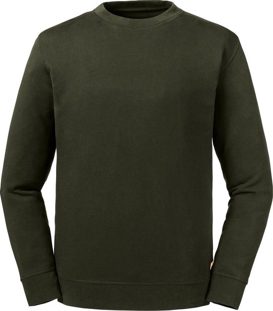 Russell Volwassenen Unisex Pure Organic Reversible Sweatshirt (Donkere Olijf)