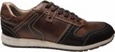 Bergheimer lederen veter sneakers Dk bruin mt 42