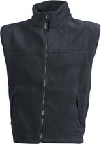 James and Nicholson Unisex Vlies Vest (Donkergrijs)