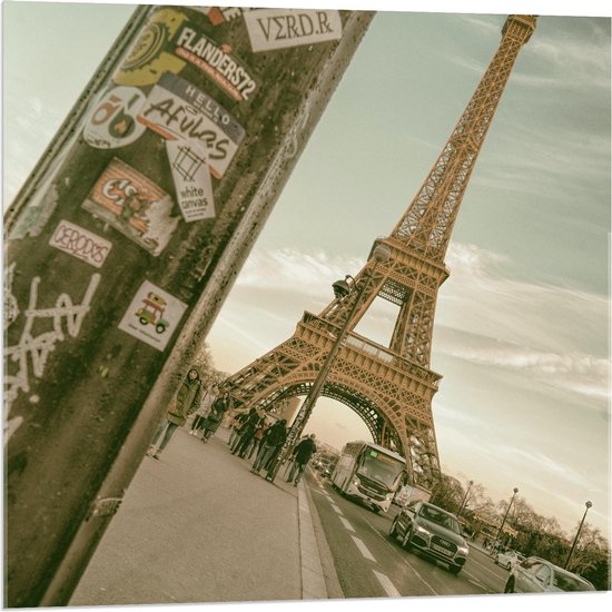 Acrylglas –Eiffeltoren - Parijs– 100x150cm Foto op Glas (Wanddecoratie op Acrylglas)