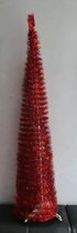 Sapin de Noël artificiel pop-up rouge H150xP30cm
