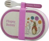 Flopsy Bamboo Snack Box with Cutlery Set