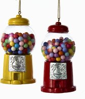 Kauwgomballen Automaat Kerst Ornament - Alleen Geel 1 stuks