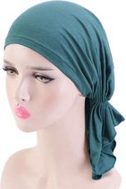 Cabantis Hijab Hoofddoek|Hoofddeksel|Islamitisch|Tulband|Muts|Katoen|Groen