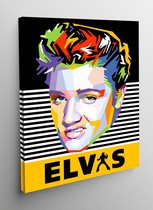 Canvas WPAP Pop Art Elvis Presley - 50x70cm