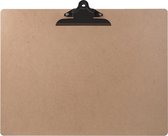 LPC  Klembord - clipboard - hout/mdf/hardboard - A3 liggend -145 mm butterfly klem zwart
