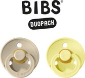 BIBS Fopspeen - Maat 2 (6-18 maanden) DUOPACK - Sand & Sunshine - BIBS tutjes - BIBS sucettes