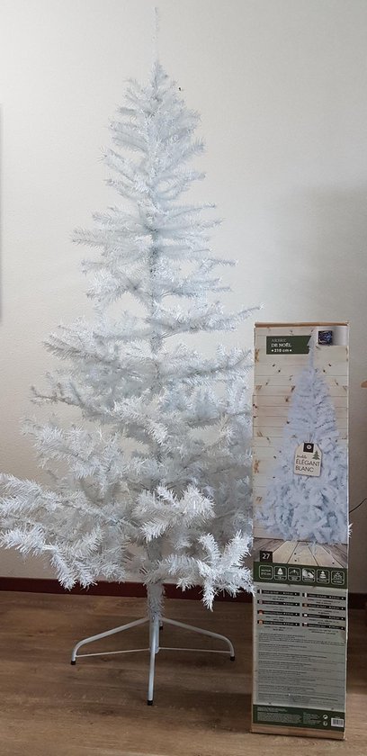 Kerstboom 210 cm | Kunstkerstboom | Kunstmatige boom | Wit | bol.com