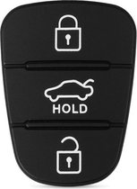 Hyundai sleutelrubber - 3 knoppen vervangen - Eenvoudig - Knop - Knoppen - Klapsleutel - Rubber - Toetsen afstandsbediening - Holdfunctie