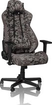 Bobby's Kantoorstoel - Gamingstoel - Bureaustoel - Leunstoel - PC Stoel - Hoogte Verstelbaar - Ergonomische Stoel - Draaibare Stoel - Luxe - Legerprint - Groen - Bruin - Zwart