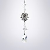Raamhanger Suncatcher engel met rok made with crystal from Swarovski
