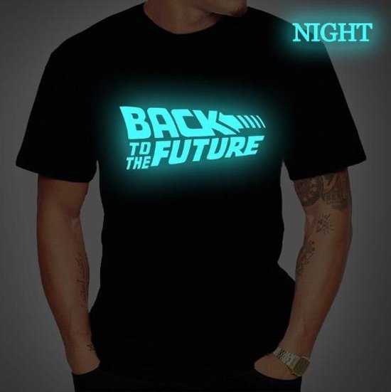 T-shirt 'Back to the Future- Glow In The Dark' (91265) XXL | bol