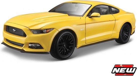 Zwart Dierentuin elf Modelauto Ford Mustang 2015 1:18 - speelgoed auto schaalmodel | bol.com
