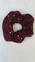 JustC Jewellery - scrunchie - scrunchie - glitter - rood - goud - trendy - musthave - haarfrutsel - glitter - glitterscrunchie - feestdagen