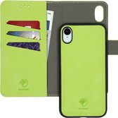 iPhone Xr hoesje bookcase - hoesje iPhone Xr bookcase - iPhone Xr bookcase - telefoonhoesje iPhone Xr - iPhone Xr hoesje siliconen - hoesje iPhone Xr apple - Kunstleer - Groen - iMoshion Uitn