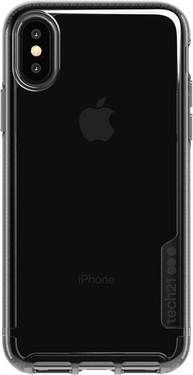 Tech21 Pure Carbon backcover voor iPhone X/Xs - antraciet