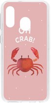 Design Backcover Samsung Galaxy A40 hoesje - Oh Crab