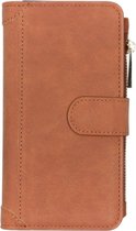 Luxe Portemonnee Huawei P30 Lite hoesje - Bruin