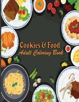 Cookies & Food Adult Coloring Book