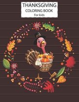 Thanksgiving Day Coloring Book For Kids