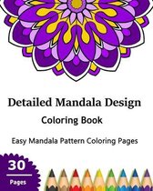 Detailed Mandala Design Coloring Book