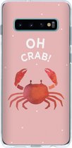 Design Backcover Samsung Galaxy S10 Plus hoesje - Oh Crab