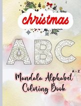 Christmas Mandala Alphabet Coloring Book