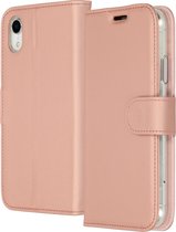 iPhone Xr hoesje bookcase - hoesje iPhone Xr bookcase - iPhone Xr bookcase - telefoonhoesje iPhone Xr - iPhone Xr hoesje siliconen - hoesje iPhone Xr apple - Kunstleer - Roze - Acc