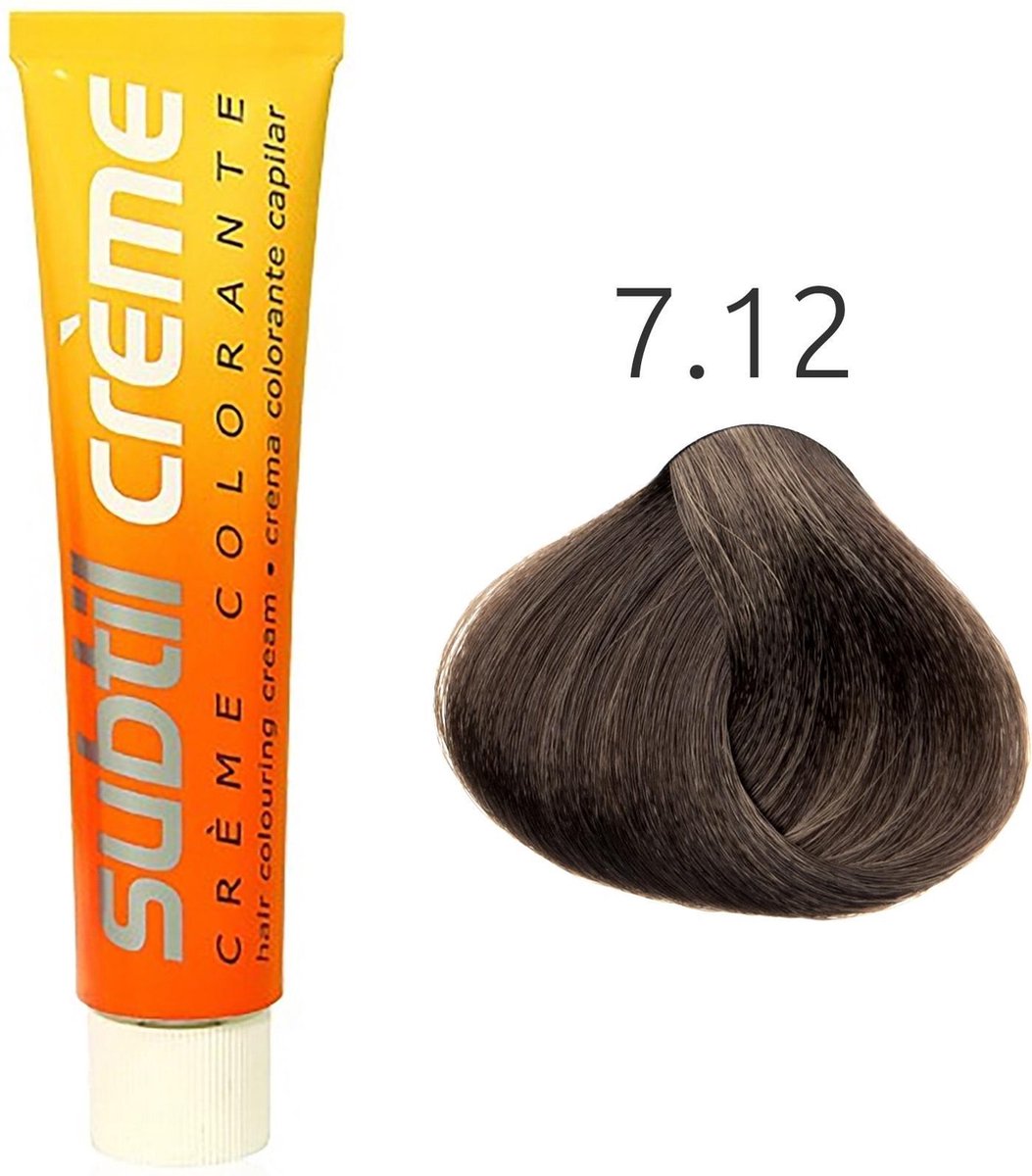 Subtil Haarverf Creme Hair Coloring Cream 7.12