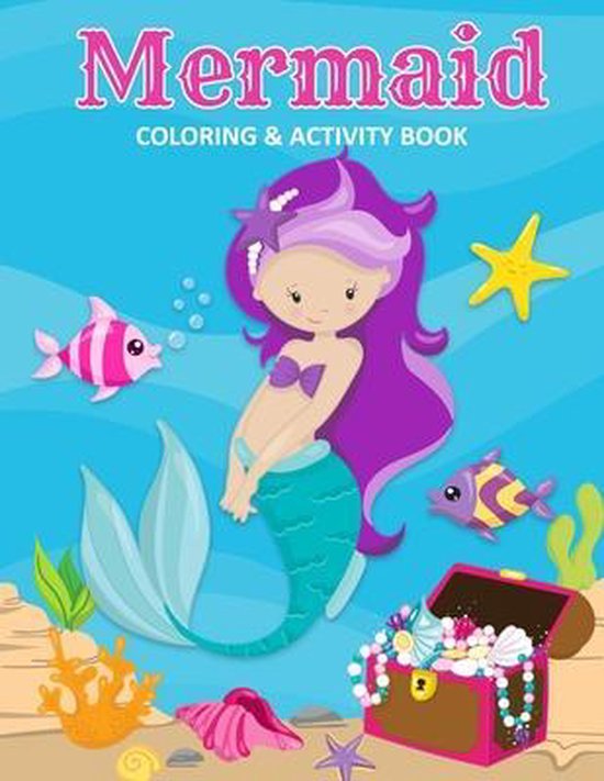 Mermaid Coloring & Activity Book, Pinkinkart Books | 9781082892509 ...